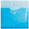 JAM Paper 9.63" x 11.63" Blue Plastic Hook & Loop Closure Booklet Letter Envelopes with Expansion, 120ct.